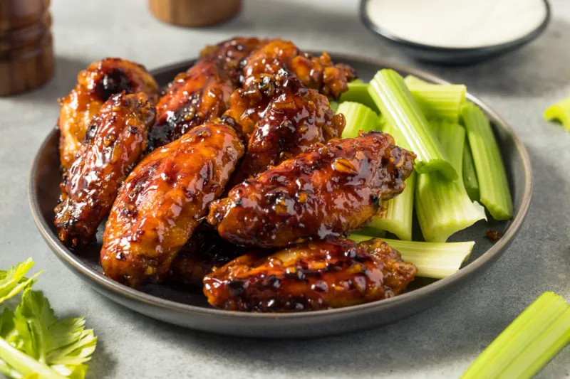 20. Honey Garlic Chicken Wings