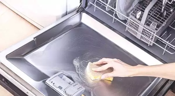 how to clean a dishwasher with borax