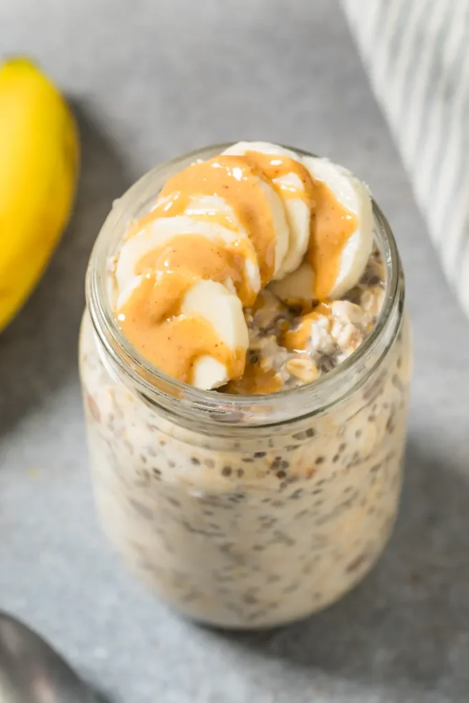 21. Protein Oatmeal with Peanut Butter and Banana