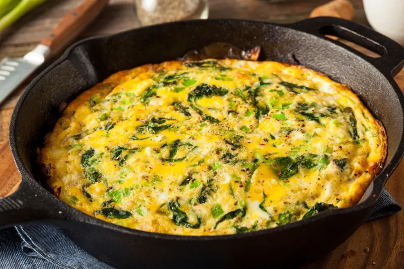 24. Spinach and Feta Frittata 1