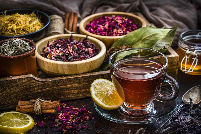 25. Herbal Teas certain types