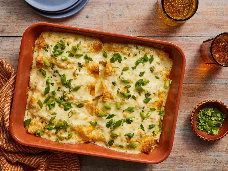 10 Best Chicken Enchilada Recipes You'll Make on Repeat 3 Green Chile Chicken Enchiladas