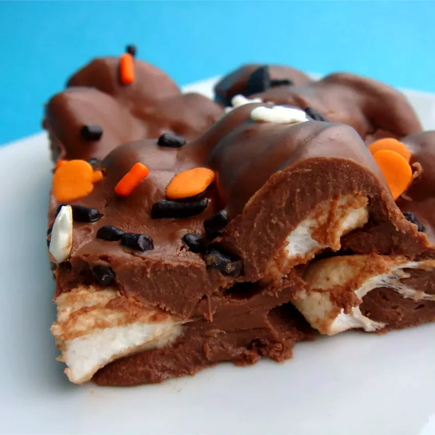 3-Ingredient Rocky Road Fudge