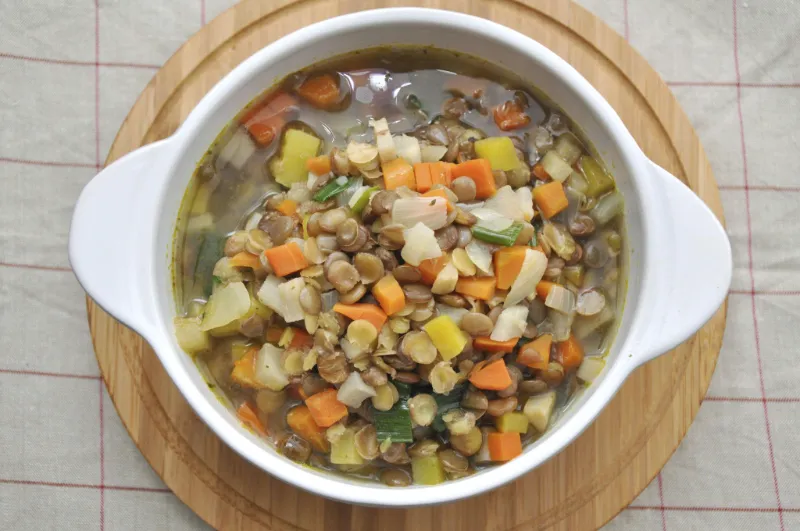 3 Lentil Vegetable Stew