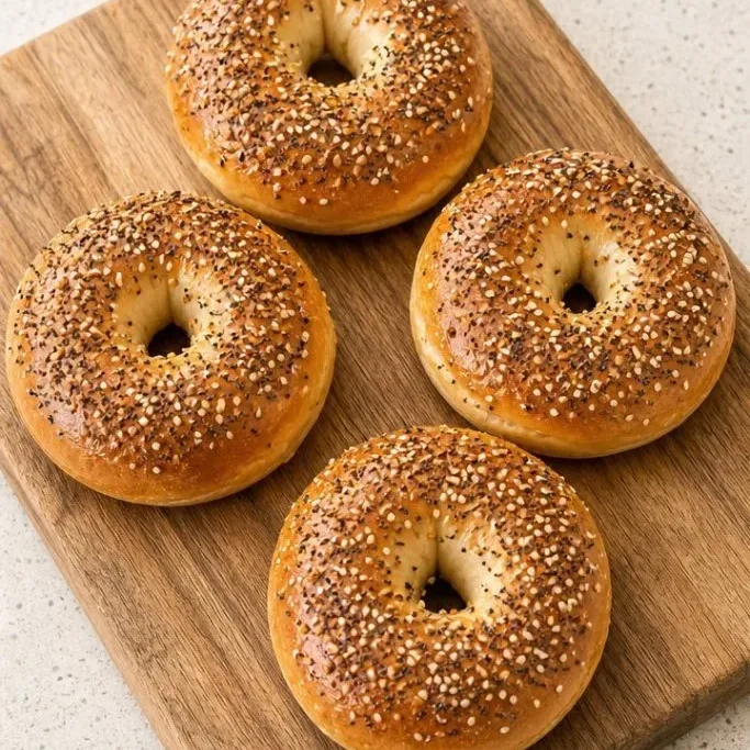 3 Ingredient Bagels