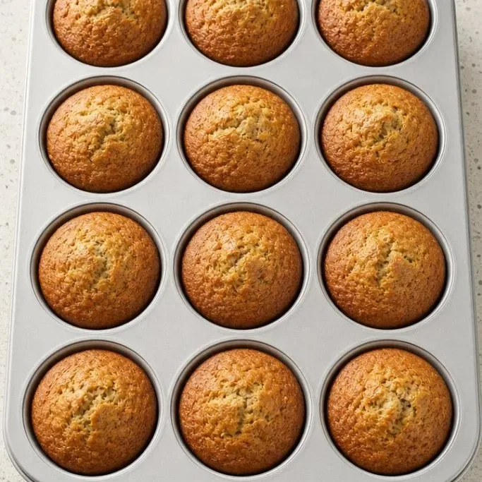 Moist 3-Ingredient Banana Muffins 3 Ingredient Banana Muffins