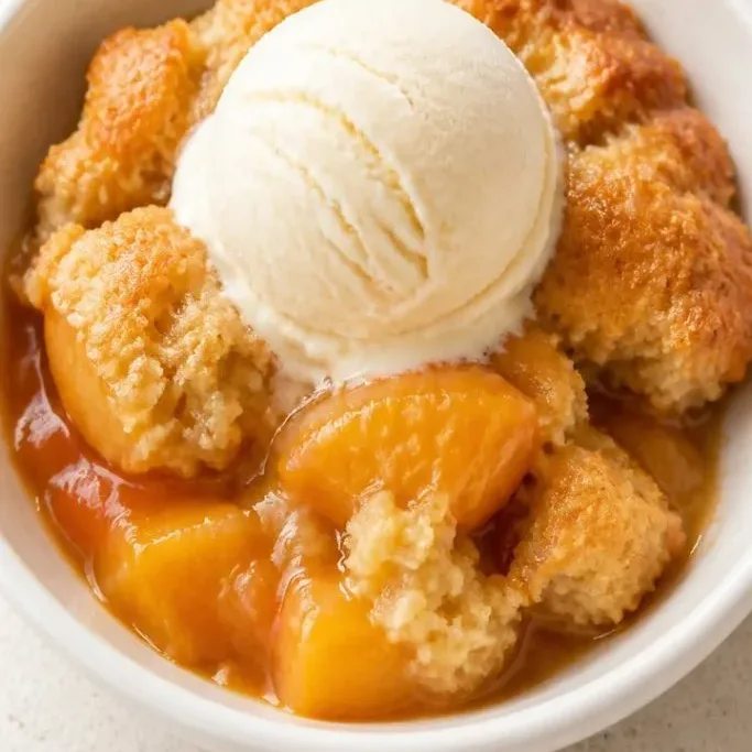 3 Ingredient Cake Mix Cobbler