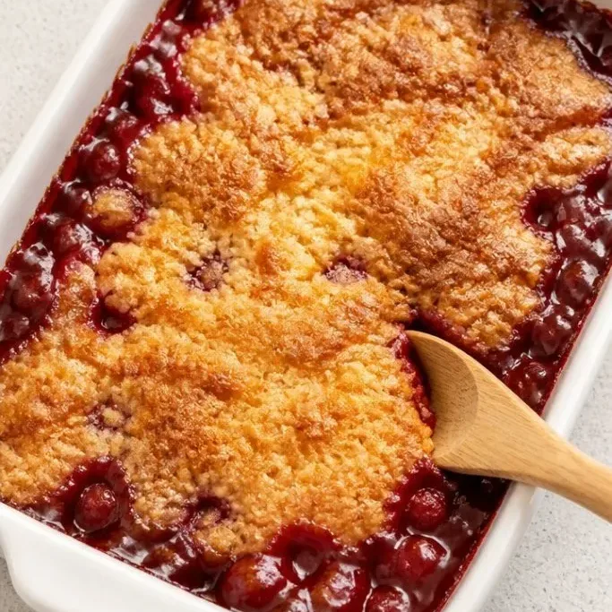 3 Ingredient Cherry Dump Cake