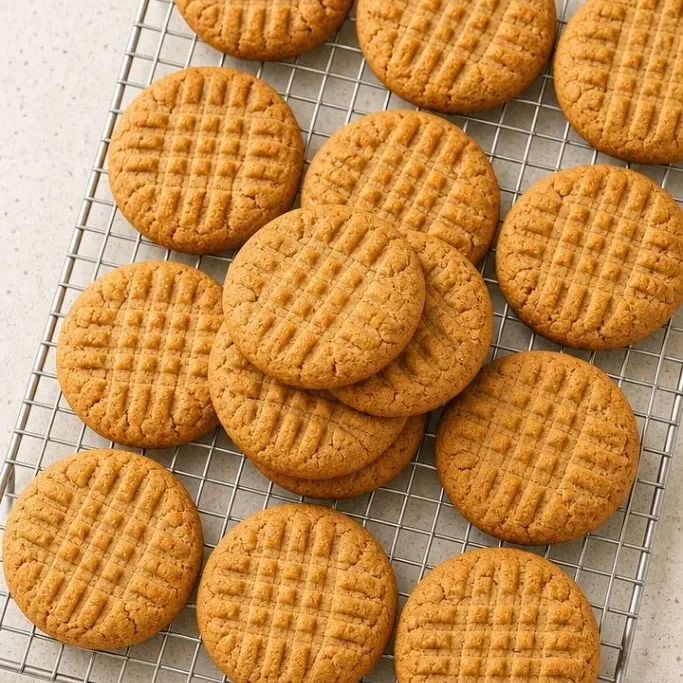 3 Ingredient Peanut Butter Cookies