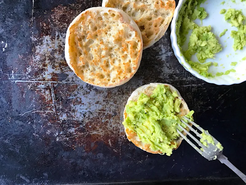 3. Avocado Toast English Muffin
