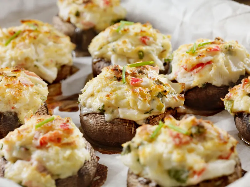 3. Crab Stuffed Mushrooms
