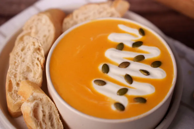 3. Creamy Pumpkin Soup