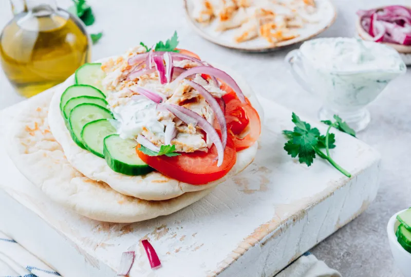 3. Greek Chicken Pita Pocket