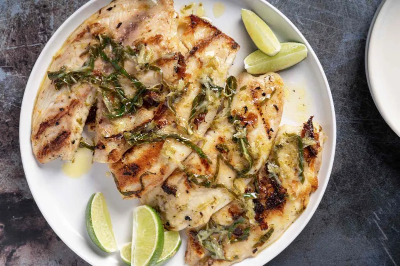 3. Honey Lime Grilled Tilapia