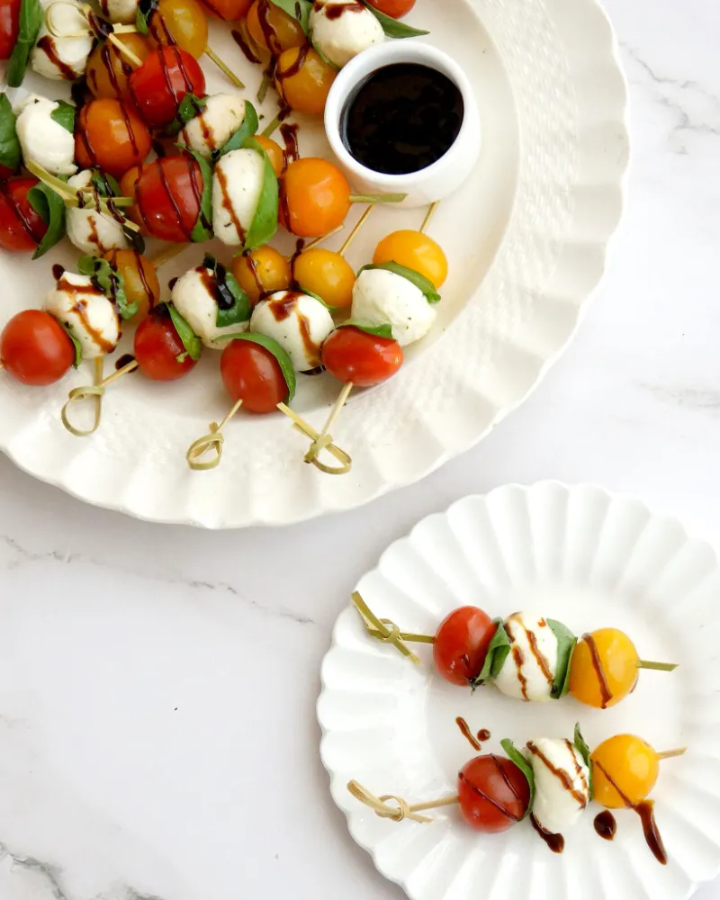 3. Mini Caprese Skewers