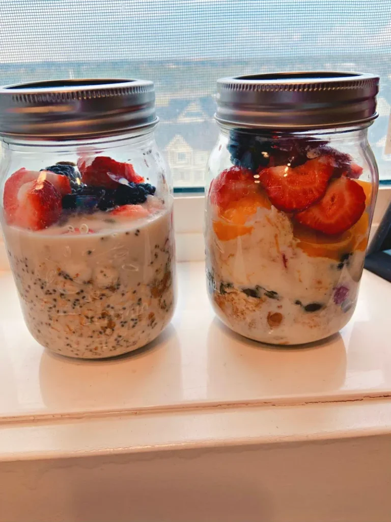 3. Overnight Oats with Protein Powder