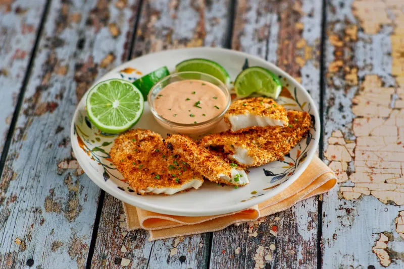 3. Panko Crusted Fried Haddock