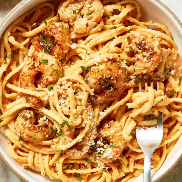 3. Spicy Cajun Crab Pasta