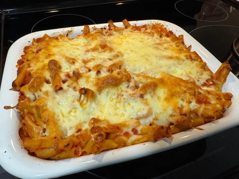3. Three Cheese Baked Ziti