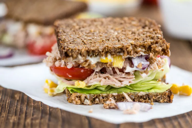 4 Greek Yogurt Tuna Salad Sandwich
