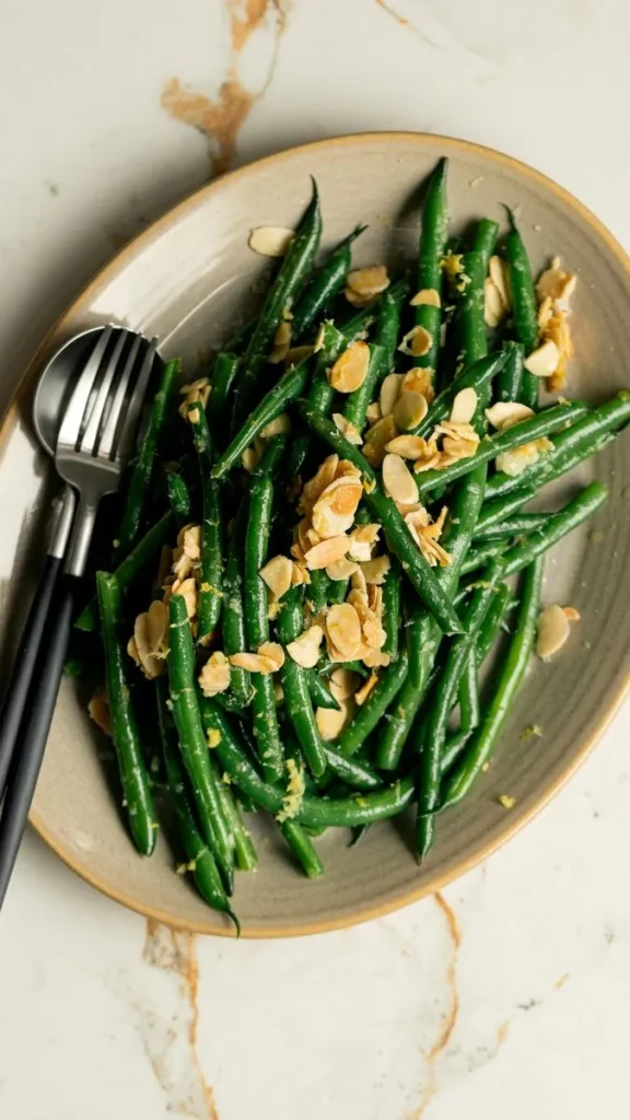4 Lemon Parmesan Green Beans