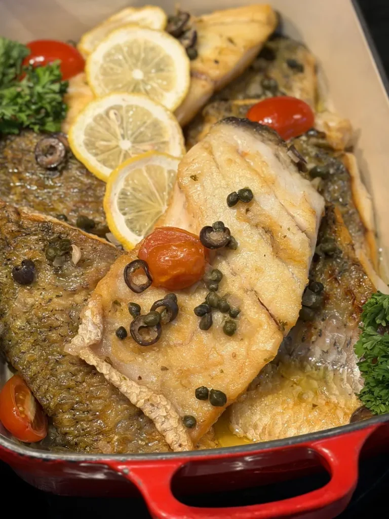 4 Mediterranean Baked Halibut