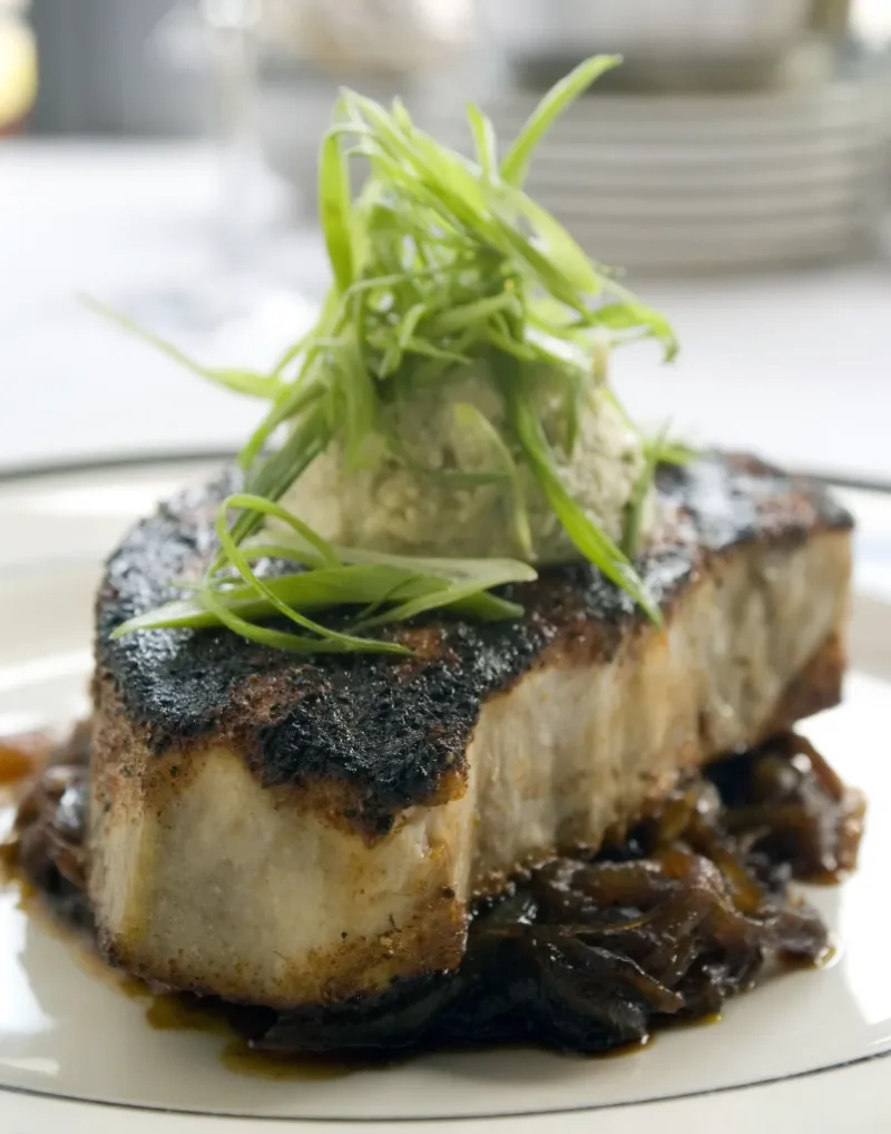 4. Cajun Blackened Swordfish