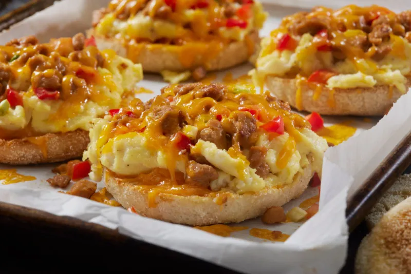 4. English Muffin Pizza Breakfast