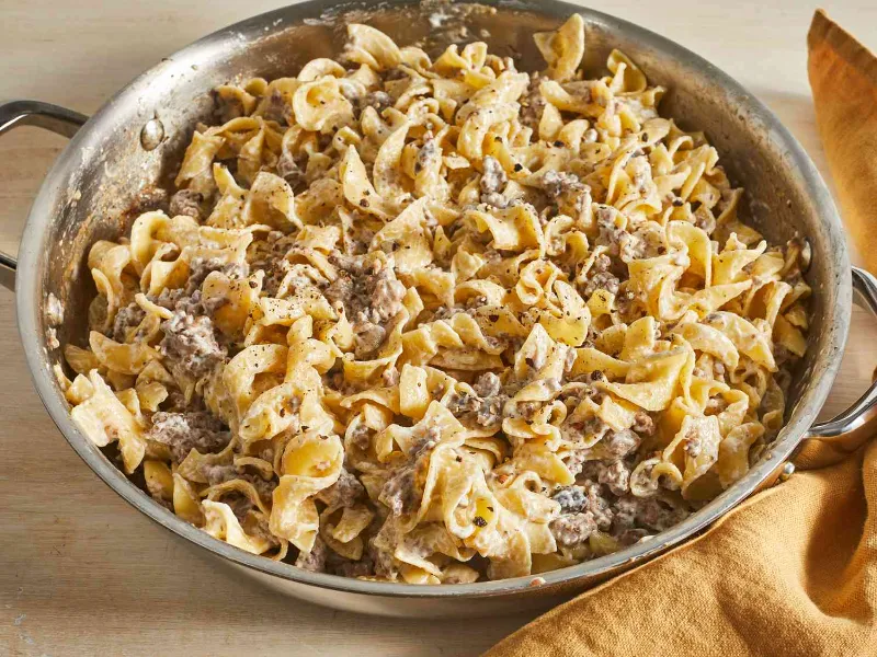 4. Ground Beef Stroganoff