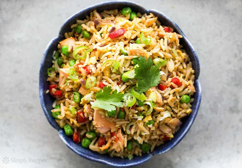 4. Halibut Fried Rice