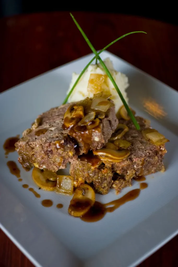 4. Homestyle Meatloaf with Brown Gravy