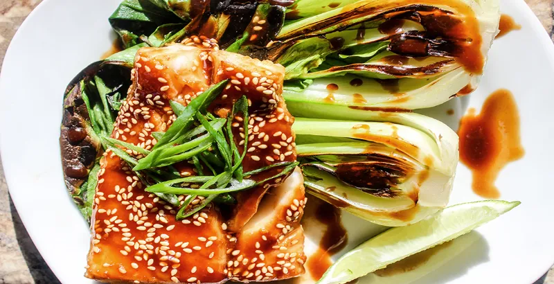 4. Honey Soy Glazed Cod