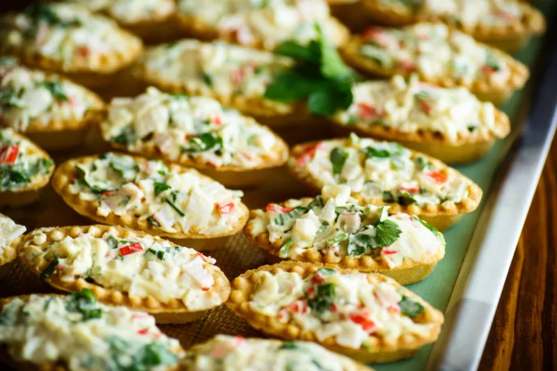 4. Mini Crab Tartlets