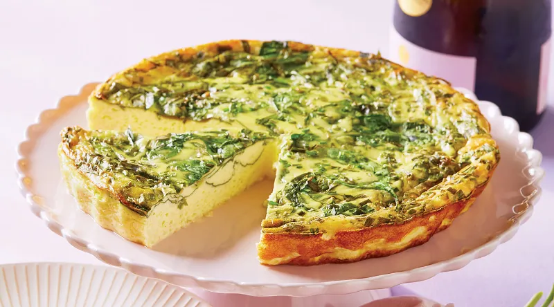 4. Mushroom Swiss Quiche