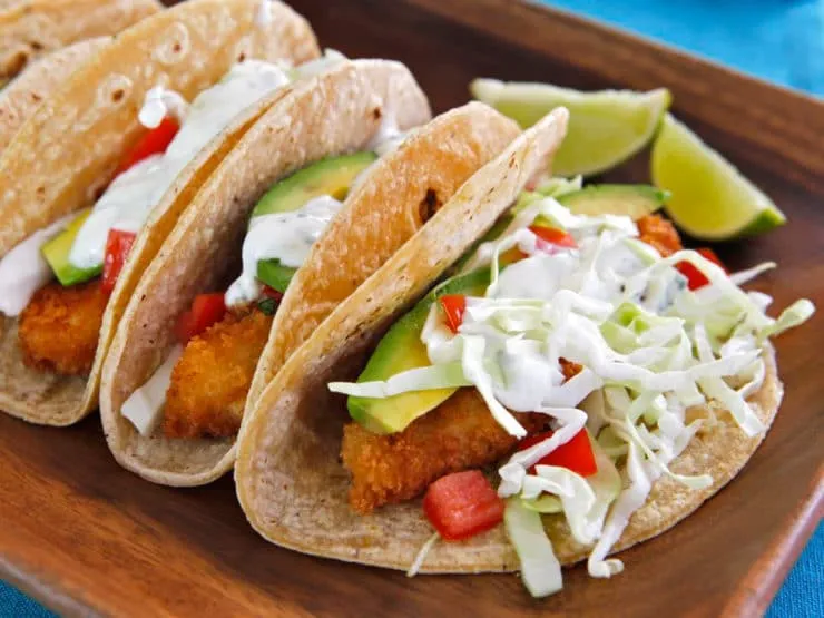 5 Cod Fish Tacos