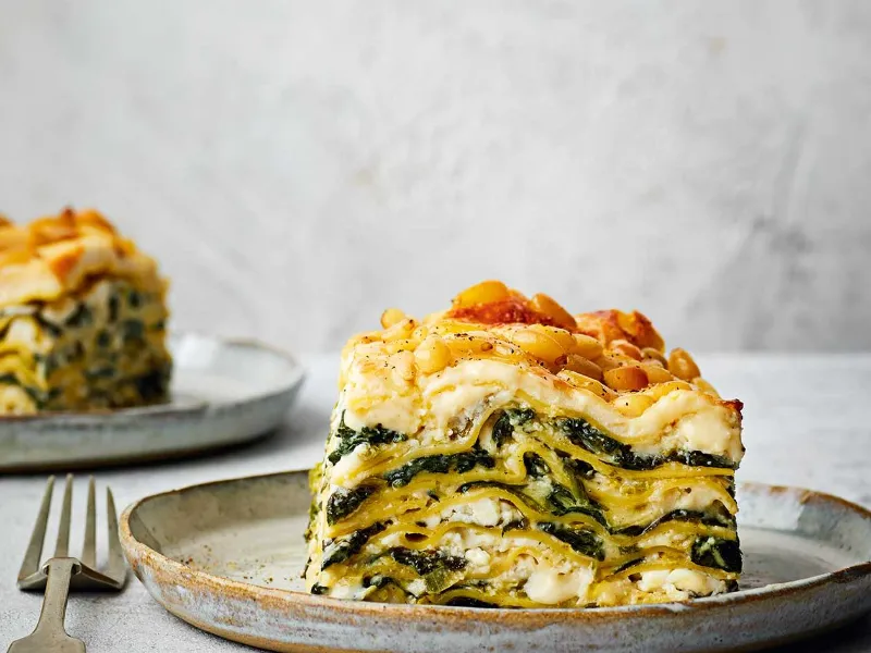 5 Spinach Ricotta Lasagna