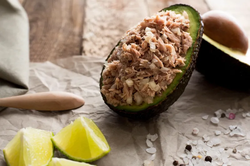 5 Tuna Stuffed Avocados