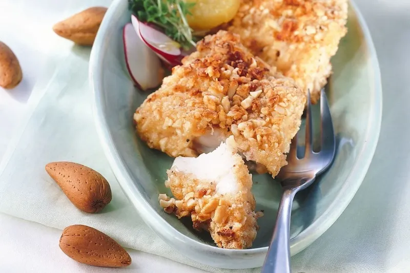 10 Crispy Air Fryer Halibut Recipes You’ll Love 5. Almond Crusted Halibut Low Carb