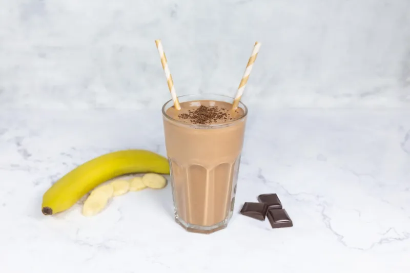 5. Chocolate Banana Protein Smoothie
