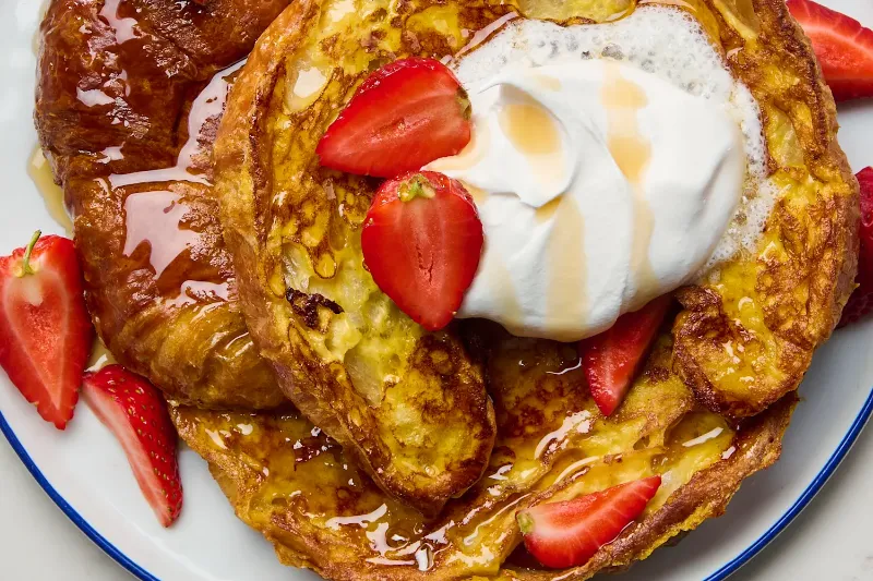 5. Croissant French Toast