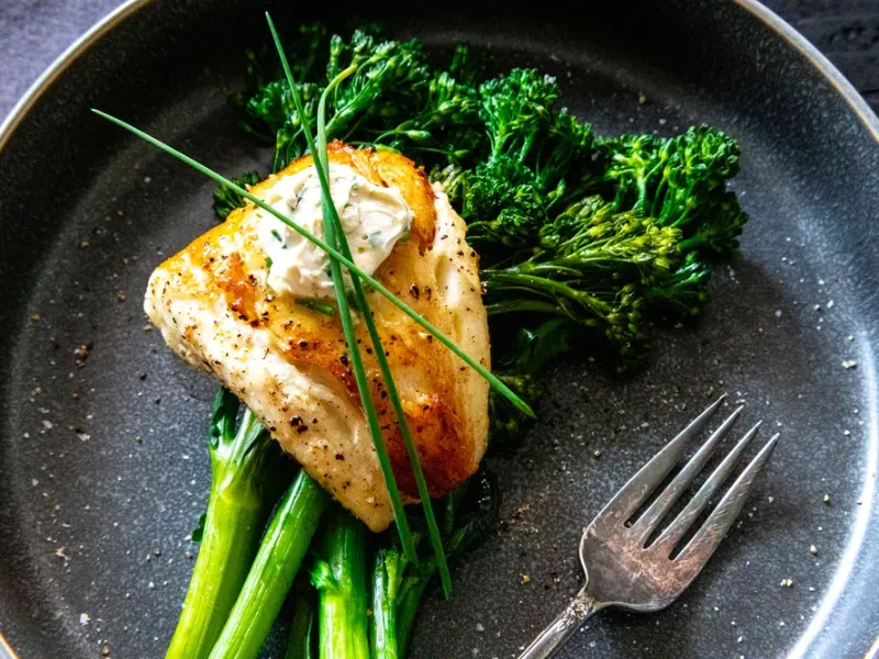 10 Foolproof Baked Sea Bass Recipes That Actually Turn Out Perfect 5. Garlic Butter Baked Sea Bass