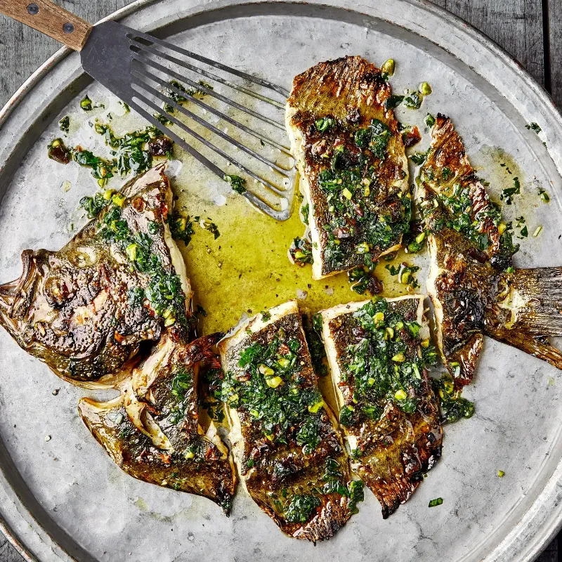 5. Mediterranean Grilled Catfish