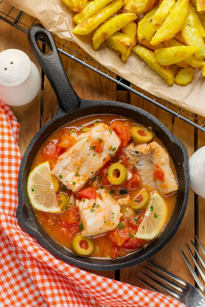 5. Mediterranean Tomato Olive Cod