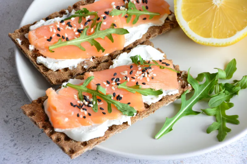 5. Smoked Salmon Toast