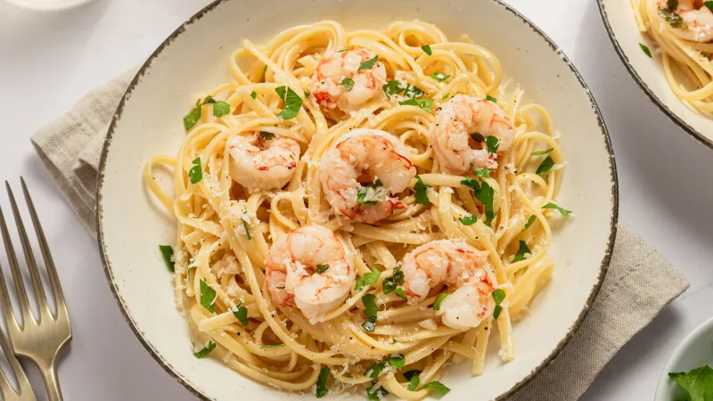 5. White Wine Crab Angel Hair