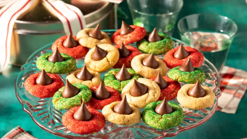 6 Grinch Blossom Cookies