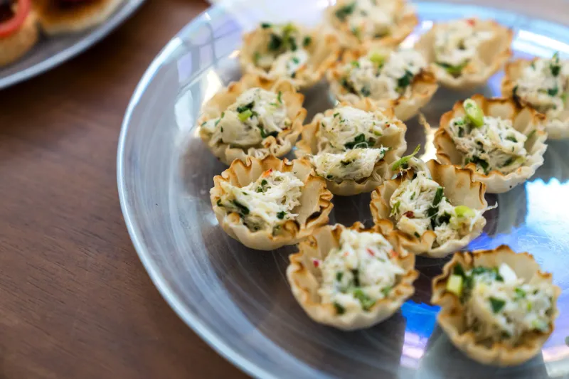 6 Lobster Phyllo Cups
