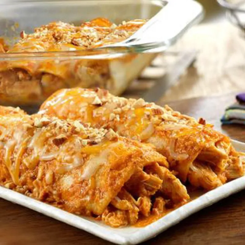 10 Best Chicken Enchilada Recipes You'll Make on Repeat 6 Spicy Chicken Enchiladas