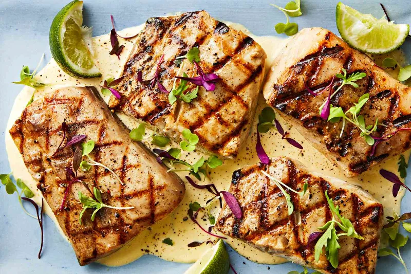 6 Teriyaki Grilled Mahi Mahi