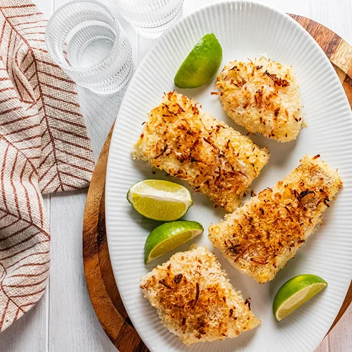 10 Crispy Air Fryer Halibut Recipes You’ll Love 6. Coconut Crusted Halibut